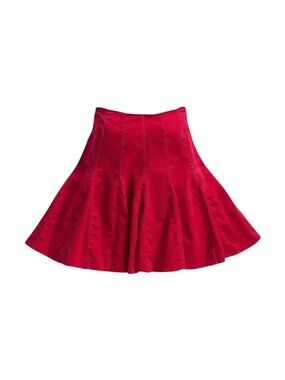 Ralph Lauren Red Corduroy Flounce Skirt – Girls 12 (NWOT)